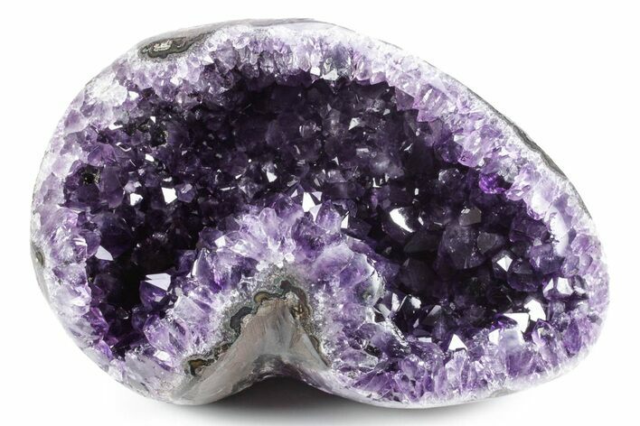 Sparkly Deep-Purple Amethyst Geode - Uruguay #357213